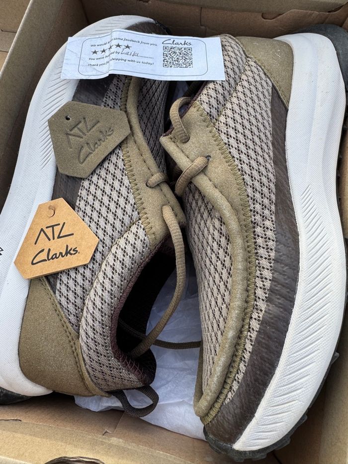 Chaussures Clarks ATL Trail Wally Sneakers, Olive, 41.5 - photo numéro 6
