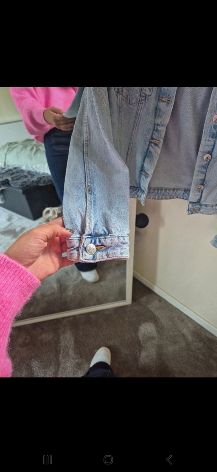 Veste en jeans zara - photo numéro 4