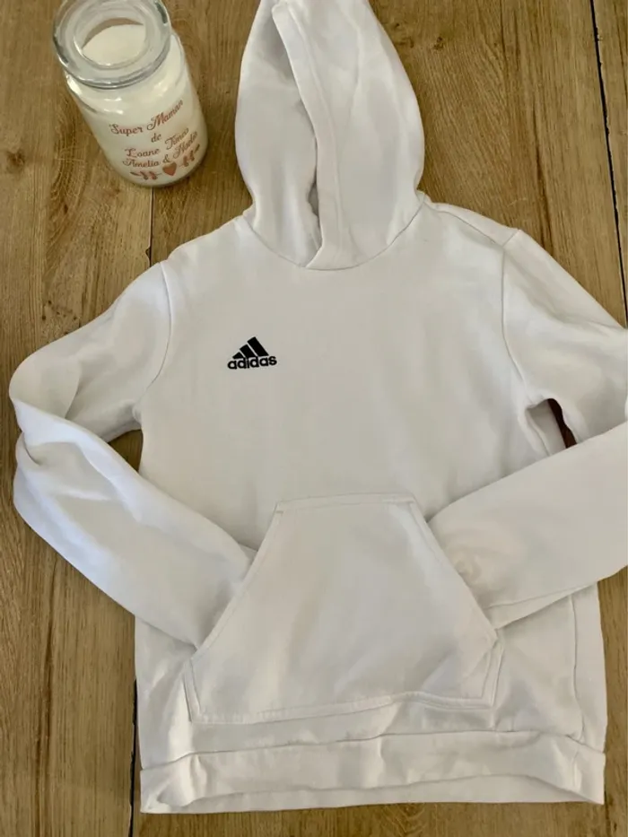 Pull à capuche adidas 10 ans