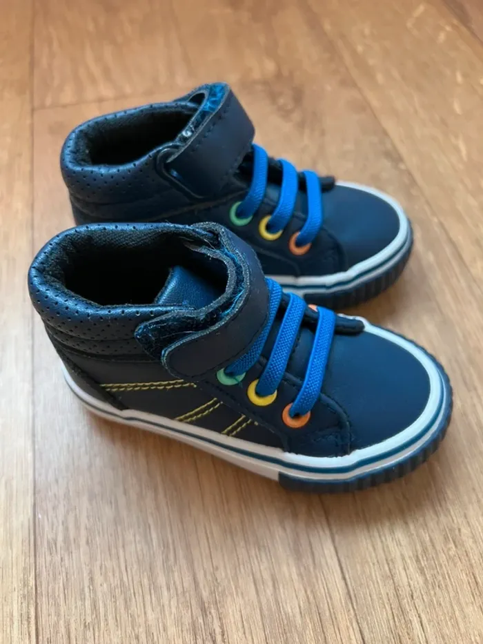 Chaussures bébé taille 20 bleu - photo numéro 2