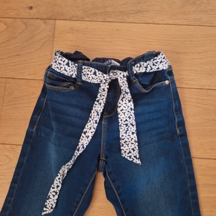 Pantalon skinny ceinturé okaidi 9 ans - photo numéro 4
