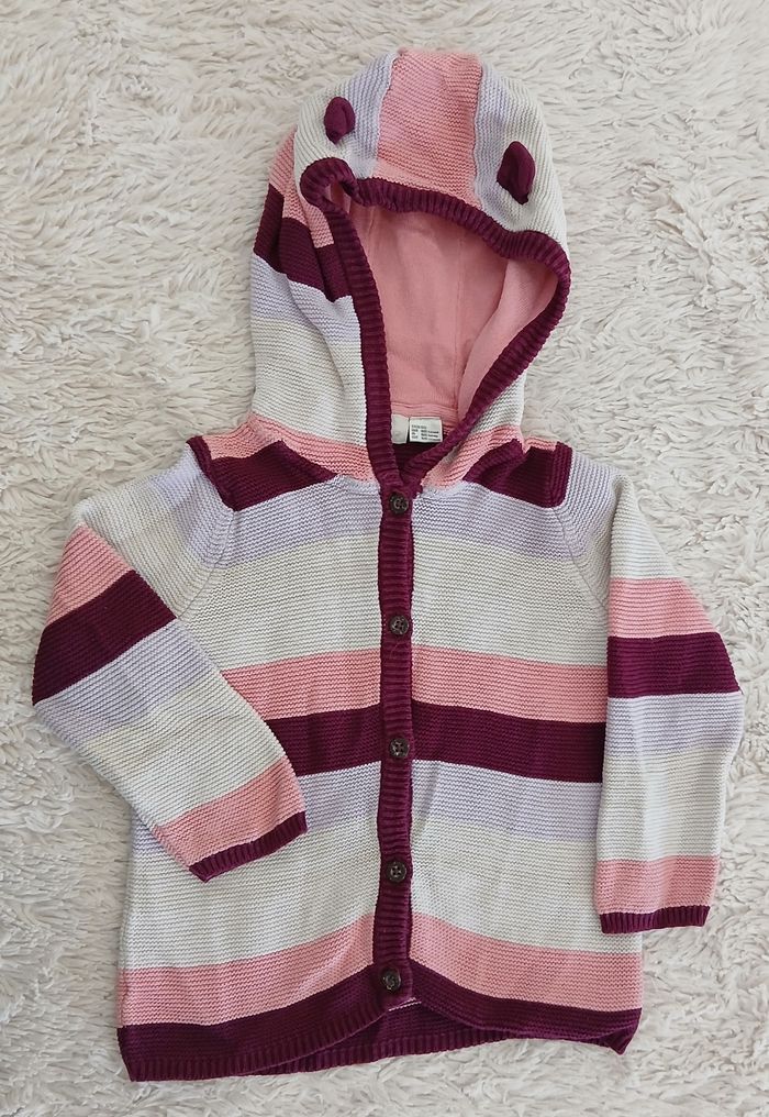 Veste à capuche 2 ans
