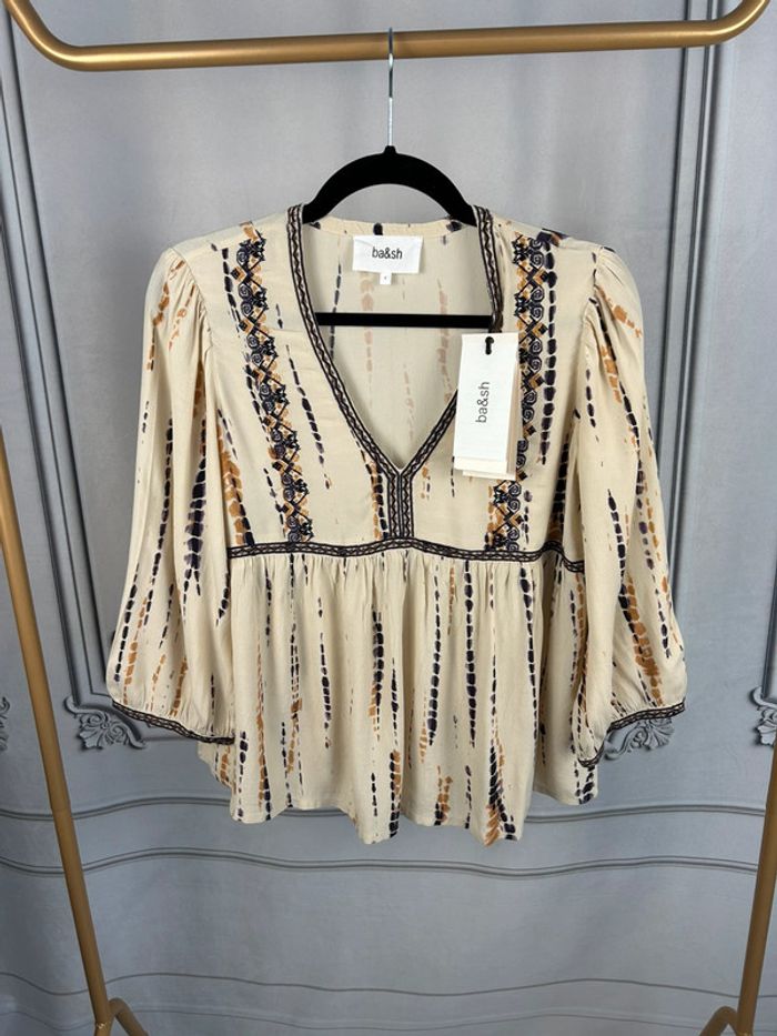 Blouse Ba&sh Isis crème T1 / S neuve