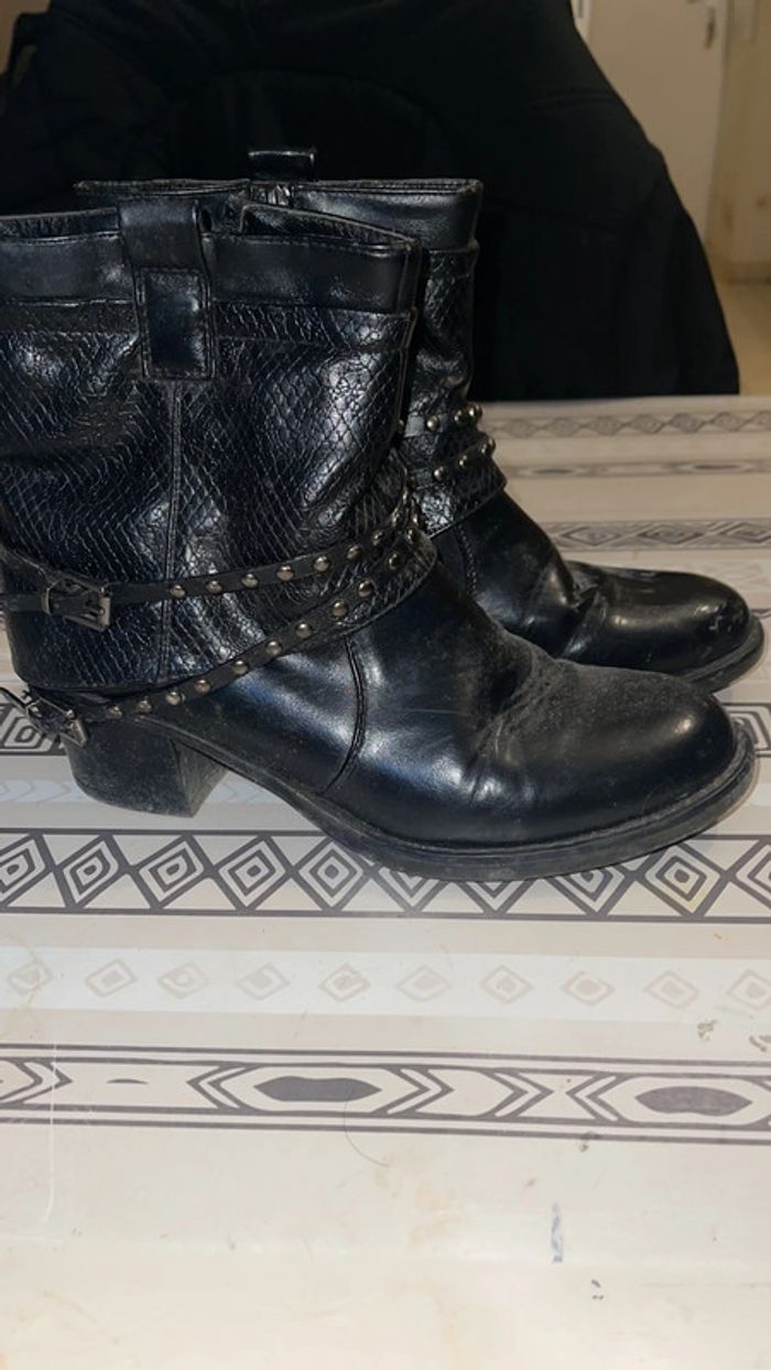 Bottines cuir - photo numéro 2