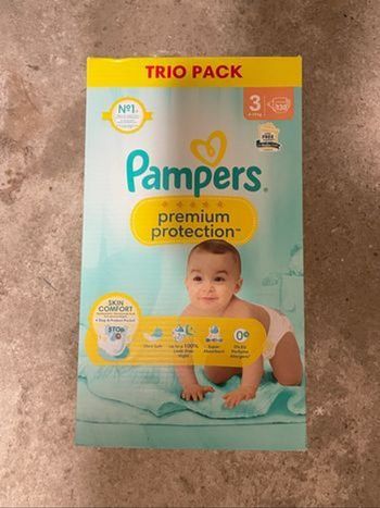Pampers Premium - Trio Pack - Taille 3