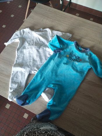 Lot de 2 pyjamas 6 mois