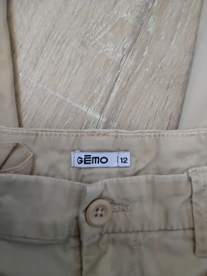 Pantalon crème Gémo - photo numéro 3