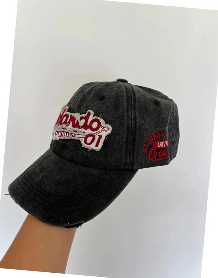 Casquette gris foncé « Orlando » vintage - photo numéro 3