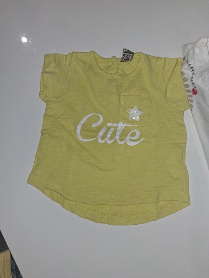 Lot de 2 hauts vert et à fleurs Tape A L’Œil et Orchestra - photo numéro 3