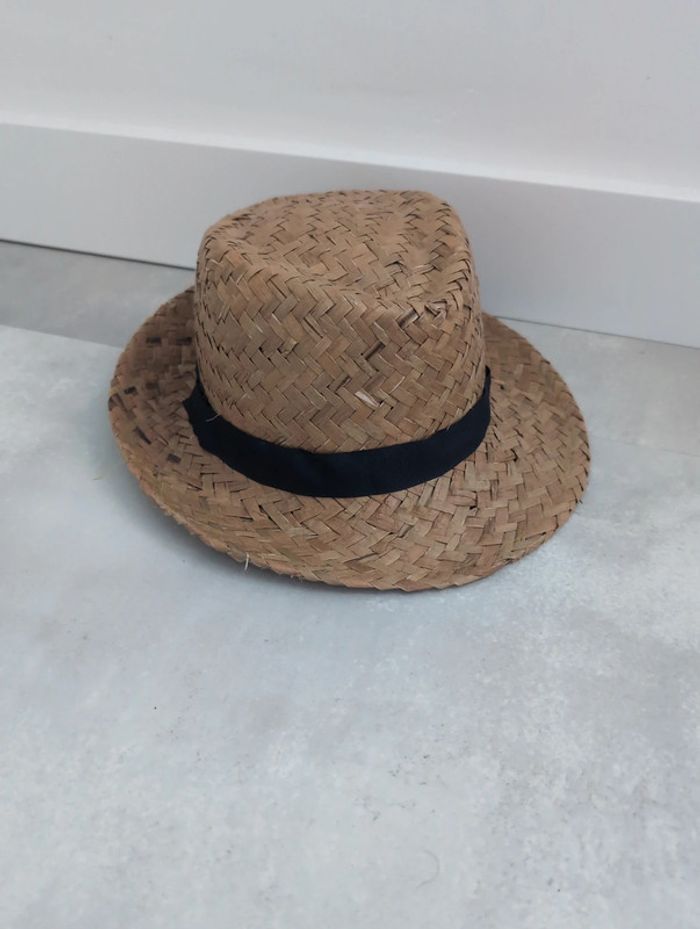Chapeau type osier/paille tressé