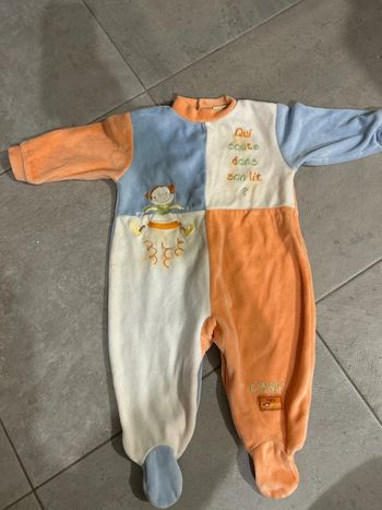 Pyjama velours 6 mois