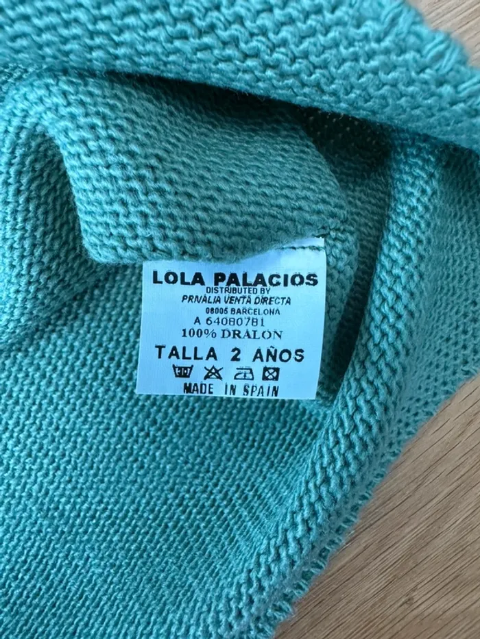 Gilet vert large col ajouré Neuf - Taille 3 Ans - photo numéro 6