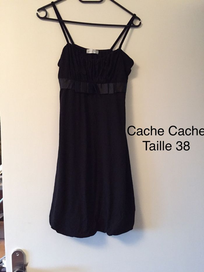 Robe noire Cache Cache Taille 38 - photo numéro 4