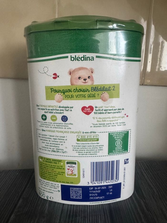 Lait 2 ème âge - photo numéro 3