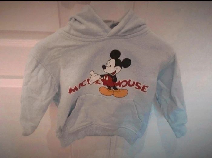 Sweat à capuche garçon disney mickey 18 mois