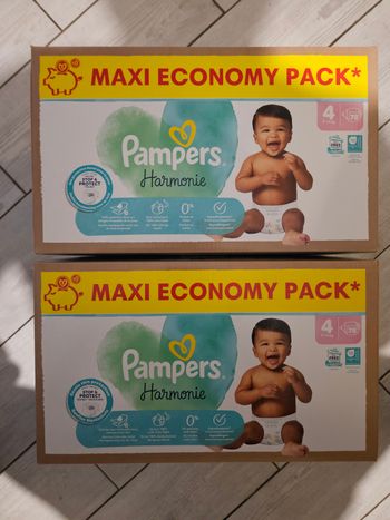 Pampers harmonie taille 4