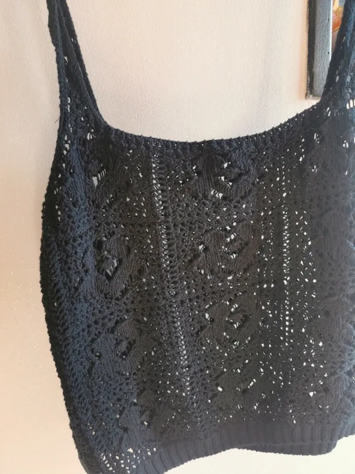 Top, débardeur, en tricot. - photo numéro 2