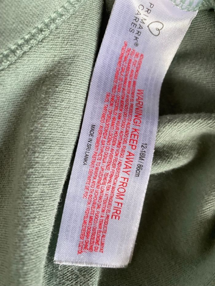 Body vert cœurs 12/18 mois 86 cm Primark - photo numéro 4