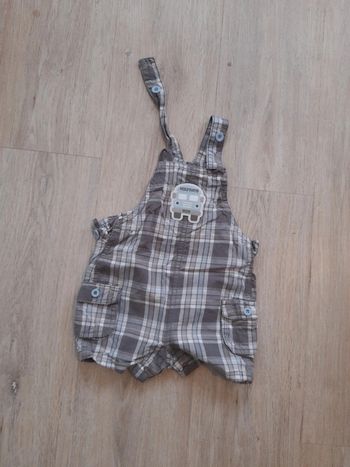 Salopette short 12 mois