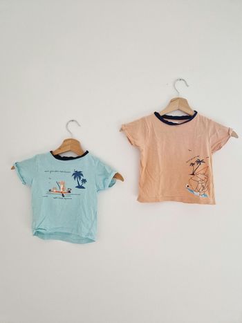 Lot de 2 t-shirts Mes Petits Cailloux