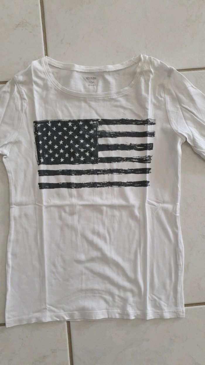 T shirt ML fille Kiabi 10 ans ch7 - photo numéro 3