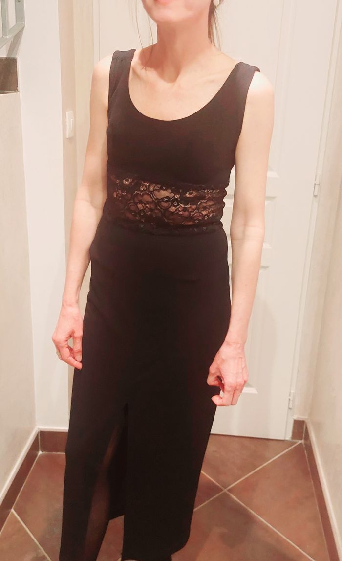 Robe longue de soirée dentelle - photo numéro 3