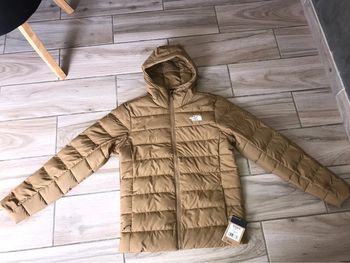 doudoune a capuche the north face S marron