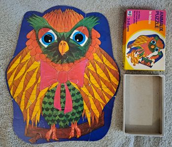 🧩 Puzzle enfant hibou 11 pièces Ceji France