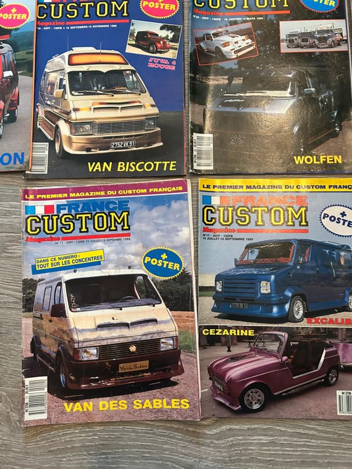 Lot 11 magazines France Custom Vintage - photo numéro 3