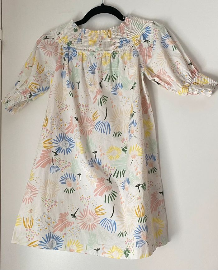 Robe Zara Courte Imprimée Fleurs Taille M - photo numéro 3