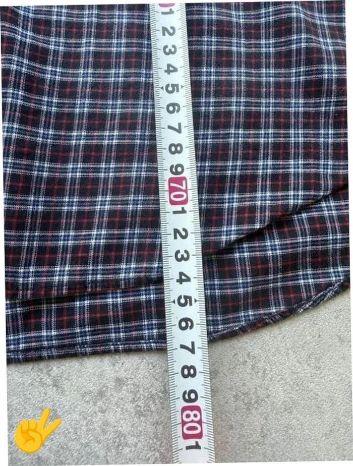 Chemise Ralph Lauren manche longue Taille L bleu noir Homme Men CHE69 - photo numéro 6