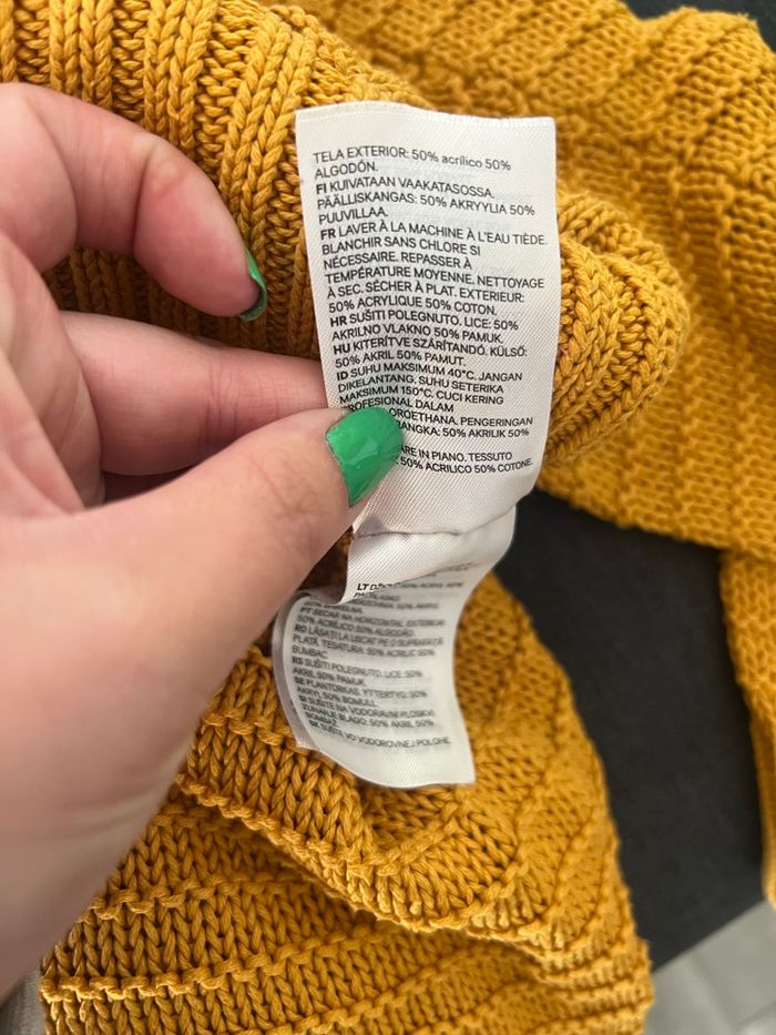 Pull moutarde H&M taille S - photo numéro 4