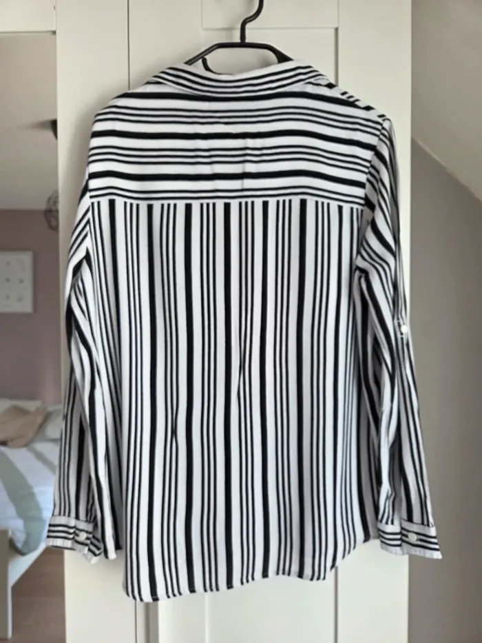 Blouse top chemise vintage femme taille 38 Jennyfer - photo numéro 3