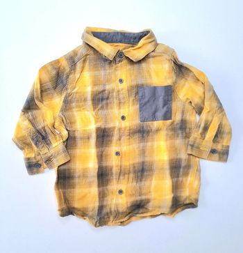 Chemise jaune 12 mois