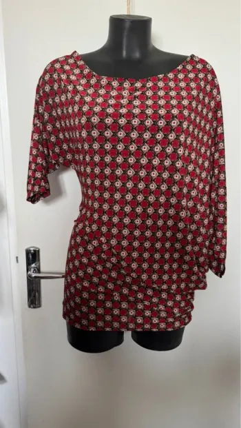 Blouse asymétrique L vintage