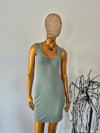 Robe Courte Femme Été Sauge Taille L/40