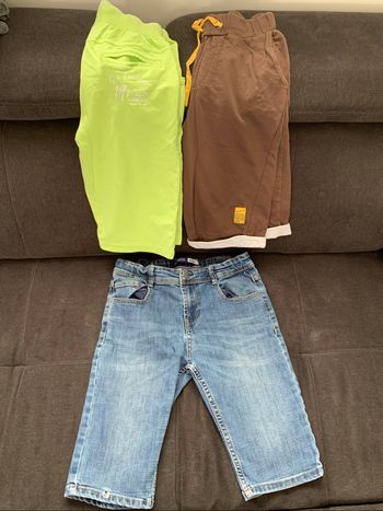Lot de 3 bermudas taille 12 ans