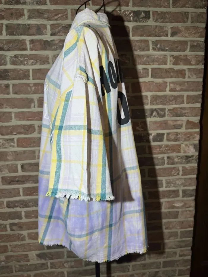 Chemise à carreaux manches courtes Berhka Taille M 100% Coton - photo numéro 17