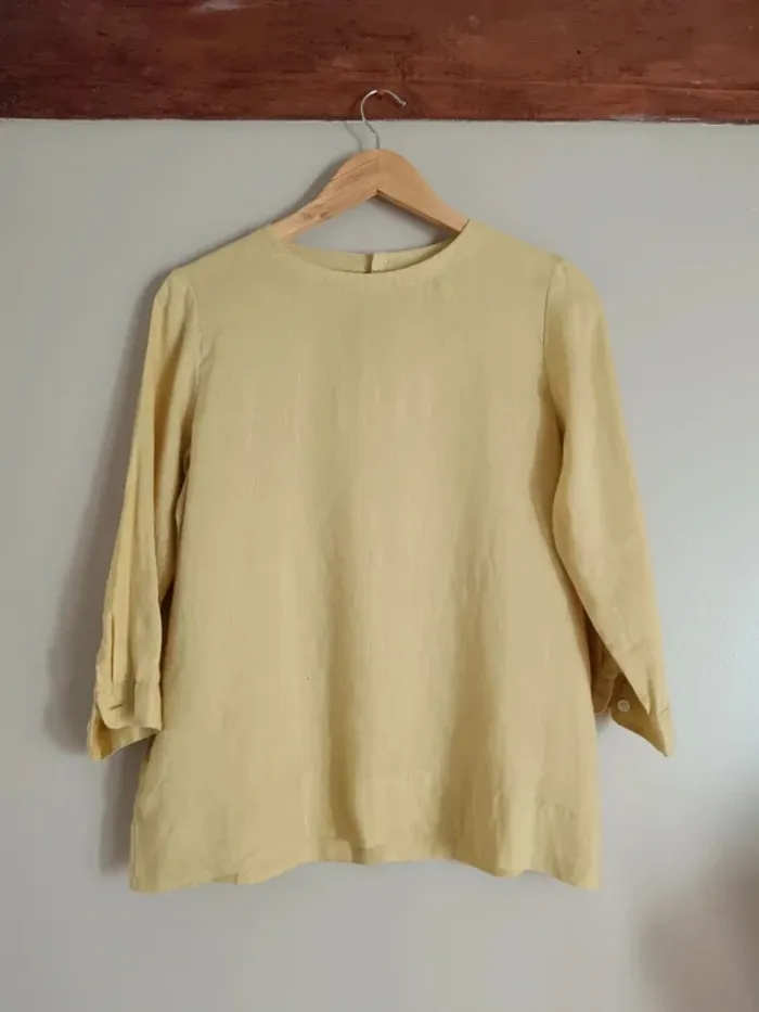 Blouse lin Muji - photo numéro 3