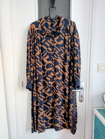 Robe marron et bleue paillettes miss captain taille 42