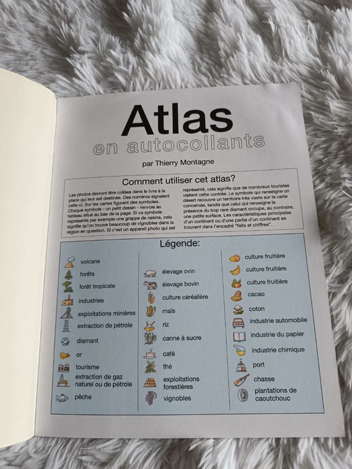 NEUF 1€ Cahier Atlas autocollants _ Le Ballon - photo numéro 4