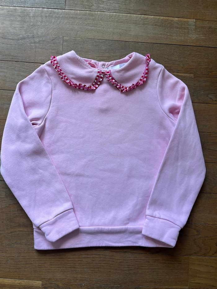Sweat rose Jacadi 8 ans