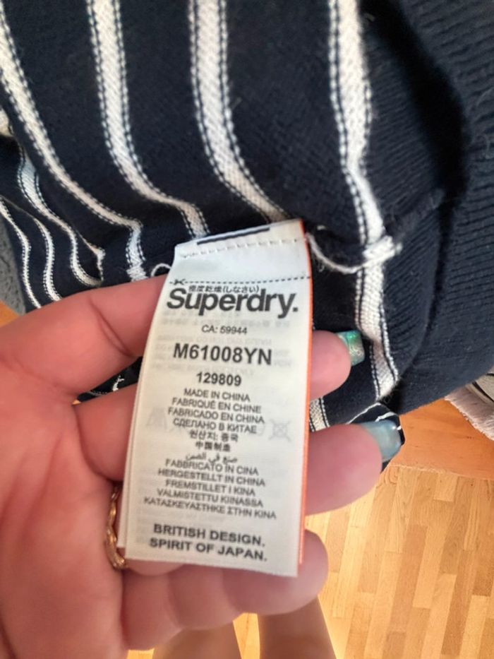💙 très joli Pull marinière - Superdry - M - photo numéro 9