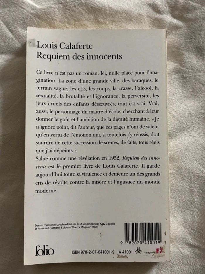 Livre de Louis Calaferte - Requiem des innocents - photo numéro 2