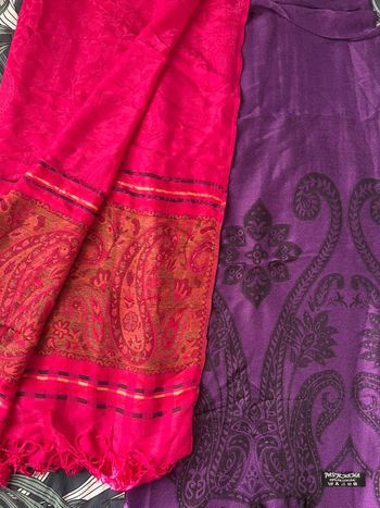 Lot de 2 écharpes châles pashmina