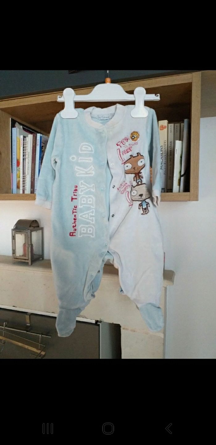 Pyjamas velours 6 mois