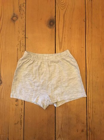 Short de pyjama gris chiné enfant fille Kiabi