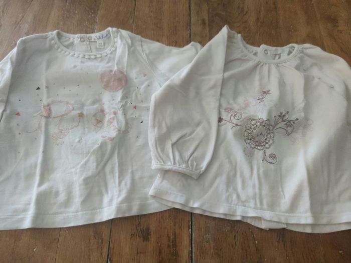 Lot 2 t-shirt 12 mois