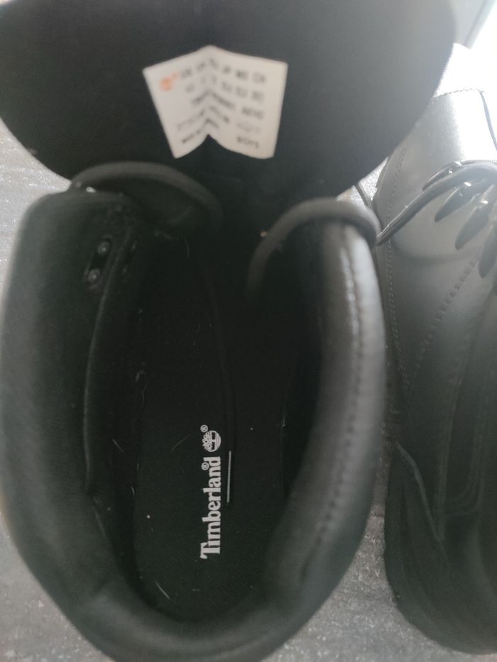 Chaussures enfant en 37  Timberland noir - photo numéro 3