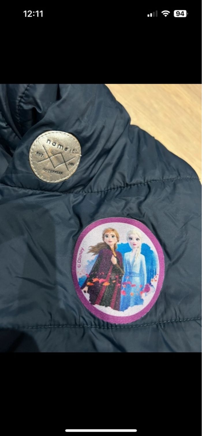 Manteau doudoune bleu marine 9 ans - photo numéro 5